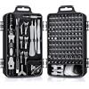 Pozlle 138 in 1 cacciavite multifunzione,Set Cacciaviti Precisione Magnetici Professionali, Kit Cacciavite di Riparazione Portatile per Orologio, Occhiali, Smartphone, PC, Laptop, Tablet, Elettronica