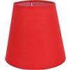 Eastlion 5.5 inch Paralume Tessuto Piccolo E14 Paralumi Lampadari Lampadario e Lampada a Muro,Rosso