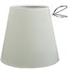 Eastlion 5.5 inch Paralume Tessuto Piccolo Clip Paralumi Lampadari Lampadario e Lampada a Muro,Beige