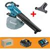 Makita Soffiatore aspiratore a batteria 18V Makita® DUB187T002 + Bocchetta larga
