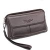 Hebetag Borsa Da Polso In Pelle per Uomo Donna Business Travel Outdoors Organizer Cinturino Da Polso Pochette Fanny Portafoglio Custodia Multipla Porta Telefono caffè