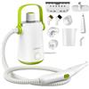 FANTASK Pulitore a vapore da 1000 W, capacità dell'acqua 300 ml e 10 set di accessori, Steamshot Steam Cleaner