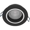 Eglo connect-z Carosso-Z - Faretto spot LED da incasso Smart Home, uso con ZigBee, app e controllo vocale Alexa, luce bianca calda e fredda, RGB, dimmerabile, in alluminio nero opaco, Ø 9,3 cm