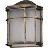 Zarivy Applique esterno in alluminio, 1xE27, dimensioni 25x11x19,5 cm, IP44, ideale per illuminare spazi esterni e protezione dall'umidità.