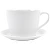 Holst Porzellan KT 006 UTA - Set di 2 tazze Jumbo in porcellana, 0,80 l, motivo Anna bianco, 2 pezzi