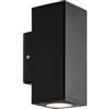 blendend Applique esterno nero in policarbonato con IP54, dimensioni 18,6x7,6x9,9 cm, ideale per illuminazione esterna e ambienti umidi.