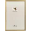 Lawrence Frames Antique Brass 8 30,5 cm di Cornice, Bead Border Design