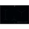 Electrolux LIL83443, Nero, Da incasso, 78 cm, Piano cottura a induzione, Vetro-ceramica, 4 Fornelli