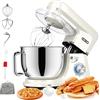 CHeflee Impastatrice Planetaria 2000W Impastatrice Professionale,7,2 L Ciotola in Acciaio inox,6 Velocità,Ad Coperchio Antipolvere con,Sbattitore,Frusta,Gancio Per,Alta Potenza Multifunzione Mixer