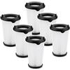 Isincer Set di 6 filtri CX7 e QX8, compatibili con aspirapolvere AEG CX7-2 e QX8, filtro di ricambio HEPA adatto per CX7-2-45an, CX7-2-i360, CX7-2-s360