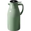 Yuehuamech Caraffa termica termica a 6 strati da 2 l, in polipropilene verde con rivestimento in vetro, beccuccio antipolvere, mantiene caldo/freddo fino a 48 ore, per casa, ufficio, viaggi