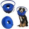 Yoolhamy Collare Gonfiabile Cane, Protettivo Cervicale Collare Elisabettiano Cani 2 in 1 Rimovibile Regolabile Comodo Collare Riparazione Post-Operatoria, Difesa Potenziata Contro Graffi e Morsi (L)