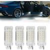 OZ-LAMPE Illuminazione interna a LED per BMW E81 E87 E60 E61 E63 E64 E65 F01 F02 X5 E70 X6 E71 Z4 E85 E86, Luce vano piedi con Canbus, Illuminazione interna a LED Luce, 4 pezzi