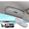 GAFAT Compatibile con Hyundai Tucson NX4 2021 2022 2023 Custodia per Occhiali da Sole, Tucson 2022 Organizer, Compatibile con Hyundai Tucson 2023 Accessori [Solo Lato Passeggero] (Grigio)
