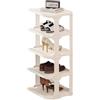 inkihuit Scarpiera portascarpe a 5 livelli, salvaspazio portascarpe, scaffale per scarpe impilabile, armadio per scarpe deposito scarpe Shoe Rack, ripiano per scarpe per corridoio, soggiorno, camera da letto