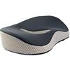 PORRASSO Cuscino Sedia Cuscino per Sedile Memory Foam Cuscino da Seduta Ergonomica Comoda Favo per Migliora Postura Casa Ufficio Auto Sedia a Rotelle Cuscino Sedia Griglia Grigio