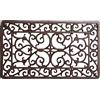 Biscottini Zerbino ghisa grande 59x35x1 cm - Zerbino ingresso esterno - Zerbino in ghisa esterno - Tappetino ingresso casa rettangolare - Pulisci scarpe metallo