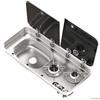OSCULATI Piano cottura 2 fuochi - lavello SX con miscelatore