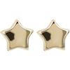 MILOR Orecchini a lobo donna in oro 9Kt - Orecchini stella anallergici e Ipoallergenici - Gioielli donna made in Italy - Regalo per nascita, battesimo e comunione