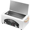 miihgnos Sterilizzatore ad aria calda da 300 W, sterilizzatore ad alta temperatura, sterilizzatore per unghie, sterilizzatore autoclave, controllo della temperatura per manicure, strumenti di bellezza, posate