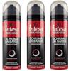 Intesa Pour Homme Schiuma da Barba Uomo 300 ml - Senza Alcool, Emolliente e Protettiva, Per Pelli Sensibili, Rasatura Delicata e Confortevole (Energizzante 3 Unità)