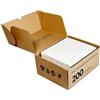 MUNTRADE Asciugamani Monouso Cotone per Viso | 250 Pezzi | Salviette Asciutte Struccanti Morbidi Formato XL 20x20 cm