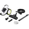 KARCHER Aspirapolvere Ciclonica Senza Sacco Con Filo Potenza 700 Watt Capacità 0.6 Litri con Filtro Hepa colore Bianco - VC3BIANCO