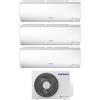 Samsung Condizionatore Climatizzatore trial split Samsung inverter 9+9+9 Maldives Quantum R-32 9000+9000+9000 BTU con AJ052RCJ3EG/EU