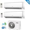 Ferroli Condizionatore Climatizzatore Ferroli Dual Split Inverter Diamant M R32 Wi-Fi 12000+12000 Con 2CO9AA0F 18-2