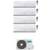 Hisense Condizionatore Climatizzatore Hisense Quadri Split Inverter R-32 Hi-Comfort 9000+9000+9000+12000 con 4AMW81U4RJC Wi-Fi Integrato 9+9+9+12