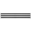 Brofer Diffusori Lineari a 3 Feritoie in Alluminio Anodizzato o Bianco RAL9010 DLF10