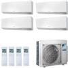 Daikin Condizionatore Climatizzatore Daikin Quadri Split Inverter FTXM/R Perfera R-32 Bluevolution 9+9+9+12 Con 4MXM68M WiFi Incluso