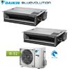 Daikin Condizionatore Climatizzatore Daikin Dual Split Inverter Canalizzabile Serie Fdxm-F R-32 Bluevolution 9000+9000 Con 2MXM40M