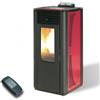 King Termostufa A Pellet King Idro 14 KW Bordeaux Con Telecomando