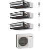 Mitsubishi Electric Condizionatore Climatizzatore Mitsubishi Electric Trial Split Canalizzabile R-32 12000+12000+12000 BTU+MXZ-3F68VF4 Wi-Fi Optional