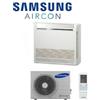 Samsung Condizionatore Climatizzatore Samsung Inverter Pavimento Console 12000 BTU AC035RNJDKG/EU Con Comando Wireless