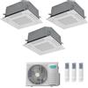 Hisense Condizionatore Climatizzatore Hisense Trial Split Inverter a Cassetta 12000+12000+12000 Con 3AMW72U4RJC Wi-Fi Optional - Comando Incluso