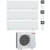 Mitsubishi Electric Condizionatore Climatizzatore Mitsubishi Electric Trial Split inverter Kirigamine Zen White R-32 7000+7000+9000 Colore Bianco con MXZ-3F54VF Wi-Fi Integrato 7+7+9