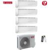Ariston Condizionatore Climatizzatore Ariston Quadri Split Alys R-32 9000+9000+9000+12000 BTU con Quad 110 XD0-O Wi-Fi Optional
