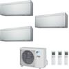 Daikin Condizionatore Climatizzatore Daikin Bluevolution Trial Split Stylish New Total Silver R-32 WI-FI 12+12+12 Con 3MXM68A