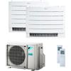 Daikin Condizionatore Climatizzatore Daikin R-32 Dual Split A Pavimento FVXM-A Perfera Floor 9000+12000 BTU Wi-Fi Incluso +2MXM50M9