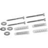 Vecamco KIT VITI IN ACCIAIO INOX CON RELATIVI TASSELLI IN PLASTICA 8x80