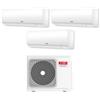 Riello Condizionatore Climatizzatore Riello Trial Split Aaria Plus I R-32 9000+9000+12000 Btu Con U.Esterna 370 PI Wi-Fi Integrato