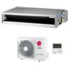 LG Condizionatore Climatizzatore LG Canalizzabile Inverter R-32 9000 BTU A Bassa Prevalenza CL09F.N50 con Comando a Filo Wifi Optional A++