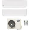 Panasonic Climatizzatore Condizionatore Dual Split Panasonic Serie TZ Inverter Standard R-32 12000+12000 Con CU-2TZ50TBE