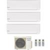 Panasonic Climatizzatore Condizionatore Trial Split Panasonic Serie TZ Inverter Standard R-32 9000+9000+12000 Con CU-3TZ52TBE