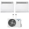 Panasonic Condizionatore Climatizzatore Panasonic Dual Split Inverter Console Da Pavimento R-32 9000+12000 Con CU-2Z50TBE