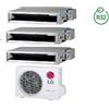 LG Condizionatore Climatizzatore LG Trial Split Canalizzato 9000+9000+12000 BTU R-32 Con MU3R21 U23