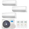 Midea Condizionatore Climatizzatore Midea Trial Split Inverter Right R32 9000+9000+9000 BTU Con M3OF-27HFN8-Q Wi-Fi Optional