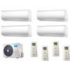 Midea Condizionatore Climatizzatore Midea Quadri Split Inverter Right R32 9000+9000+12000+12000 BTU Con M4O-36FN8-Q Wi-Fi Optional